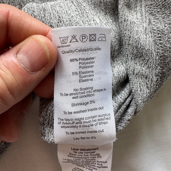 Soyaconcept Women's Short Sleeve T-Shirt Lightweight High/Low Marled Gray‎ M - Picture 7 of 11